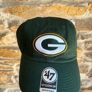 Green Bay Packers Classic Green Adjustable Strap Hat '47 NFL